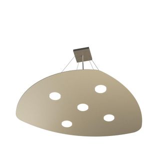 Top-Light Sospensione Moderna Shape Metallo Sabbia 5 Luci Gx53