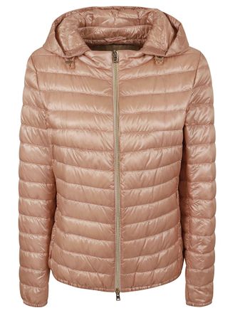Herno Ultralight Nylon Bomber Jacket with Detachable Hood
