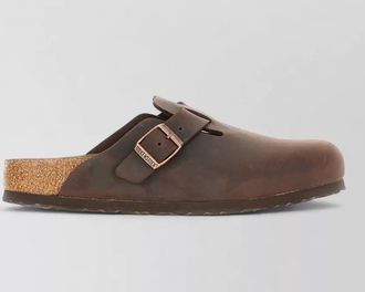 Birkenstock leather slippers
