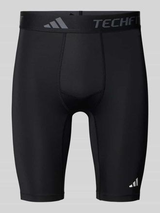 adidas Slim Fit Shorts mit Logo-Print Modell Base in Black, Gr&ouml;&szlig;e XXL