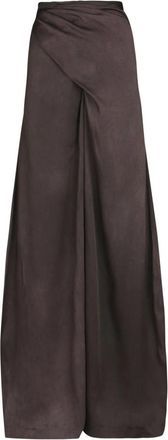 Cortana Ocaso Wrap Broeken - Dames - Wijde Broeken - Rood - 2XS - Satijn - Broeken