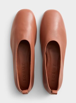 SOEUR Womens Bala leather ballet flats Women
