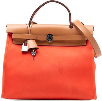 Herm&egrave;s Pre-owned Hermes Toile Herbag Zip 31 Ladies XPGPO8TN7F4YWEN7