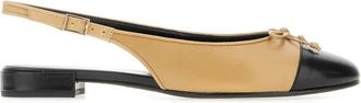 Tory Burch Ballerinas - Dames - Ballerinas - Beige - 36 1/2 EU - Leer - Schoenen
