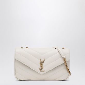 Saint Laurent Medium LouLou bag in cream leather