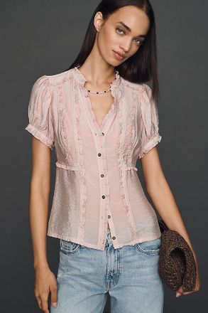 Pilcro Ruffle Blouse
