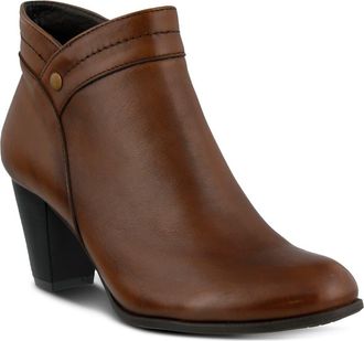 Spring Step Italia Bootie in Brown Leather at Nordstrom, Size 9.5-10Us