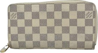 Louis Vuitton Pre-owned Long wallet (bi-fold) - Dames - Pre-owned - Wit - Maat: ONE Size