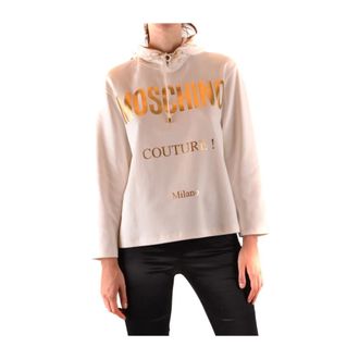 Moschino Hoodies, female, White, 2XS, Hoodie