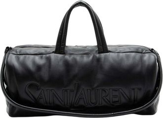 Saint Laurent Logo Puffer Duffle (Authentic Pre-Loved)
