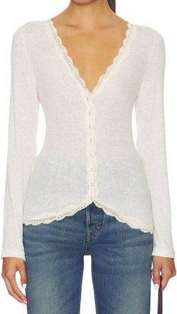Free People Big Love Cardigan In Oatmeal Heather