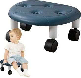 OEM Taburete Con Ruedas, Taburete Giratorio Con Polea, Taburete Peque&ntilde;o Con Ruedas Giratorias Universales Para La Oficina