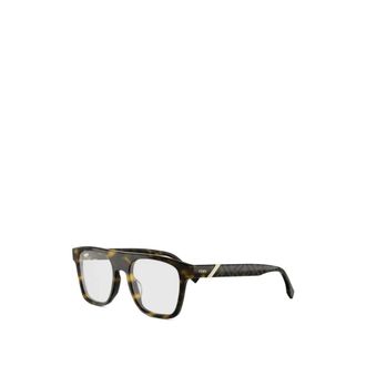 Fendi Eyeglasses - male - Fendi - Glasses - Brown - 53 MM - Accessories