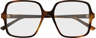 Gucci GG1994O002 Square Full Rim Eyeglasses - Brown