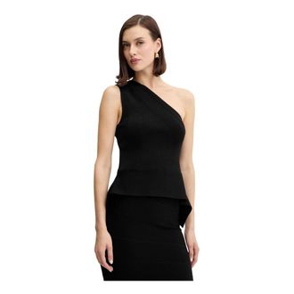 H&eacute;rve L&eacute;ger Donna, Top, Nero, L, new