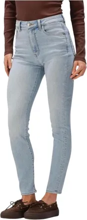 Calvin Klein Jeans, Dames, Blauw, W31 L32, Katoen, Dames Jeans High Rise Skinny