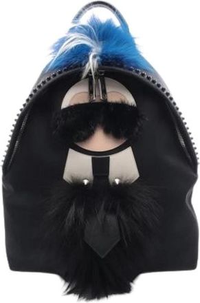 Fendi Pre-owned Vintage Nylon Backpack - Dames - Vintage Rugzakken - Zwart - ONE Size - Nylon - Vintage