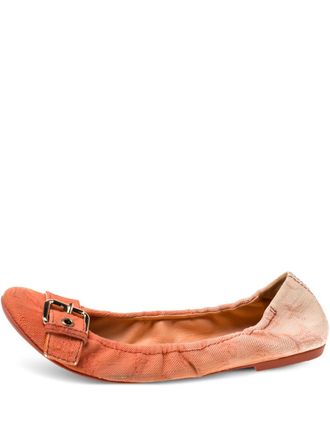 Louis Vuitton 217252 Orange - women - Denim/Leather/Rubber - 37.5