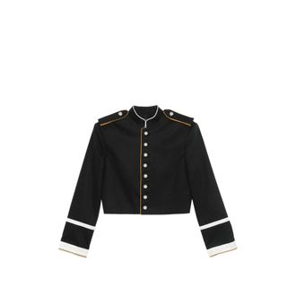 Ann Demeulemeester Bine Marsina Button-embellished Jacket
