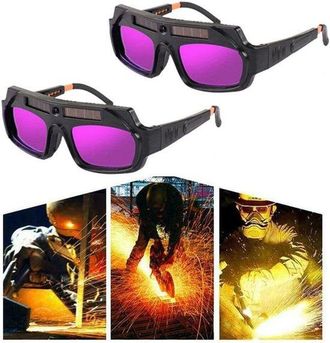 OEM 2 Pares De Gafas/m&aacute;scaras De Soldadura Con Atenuaci&oacute;n Autom&aacute;tica Y Antirreflejos