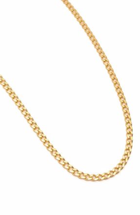 Nialaya Cuban Link Chain Necklace in Gold at Nordstrom