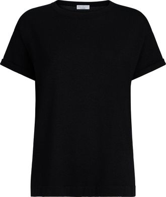 Brunello Cucinelli Cashmere and silk lightweight sweater in Black at Nordstrom, Size Xx-Small Eu