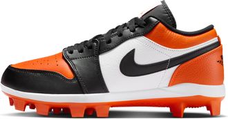 Nike Jordan Mens Jordan 1 Retro MCS Low SE Baseball Cleats in Orange | IM3480-800