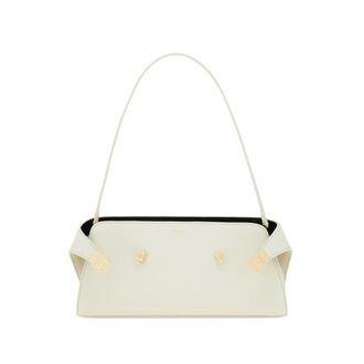 Ferragamo Off White Hug Large Shoulder Bag