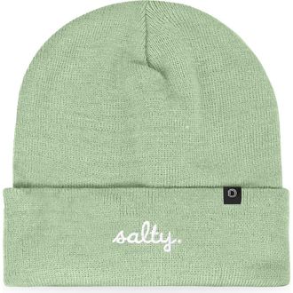 Dalix Salty Beanie Cap in Light Green at Nordstrom