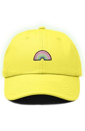 Dalix Rainbow Hat in Yellow at Nordstrom