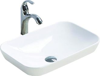 Desconocido Lavabo Suspendido Cer&aacute;mico 51,5x34x15,5 Cm, Blanco