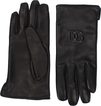 Dolce & Gabbana Dolce&Gabbana Herrens Handschuhe Leder Schwarz