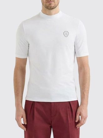 Brunello Cucinelli T-shirt in cotone con stemma