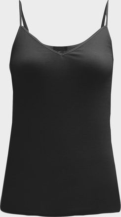 Hanro Seamless Cotton V-Neck Camisole