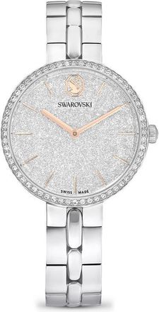 Swarovski Cosmopolitan Bracelet Watch, 40mm in Silver at Nordstrom