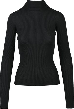 Sportmax Fitted Ribbed Virgin Wool Sweater by Sportmax