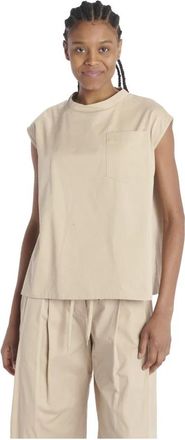 JEJIA T-Shirts - Dames - T-shirts - Beige - S - Katoen - Tops