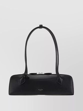 Alaia leather le teckel medium shoulder bag