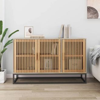 Berkfield Home Sideboard 105x30x65 cm Engineered Wood in Brown | Size: 105 x 30 x 65 cm