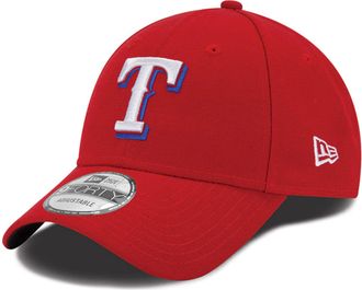 New Era MLB 9forty Baseball Cap, Texas Rangers-Red, One Size