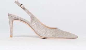 Stuart Weitzman Slingback Power in tessuto glitter