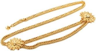 Chanel Pre-owned Metal Belt - Dames - Vintage Accessoires - Geel - ONE Size - Vintage