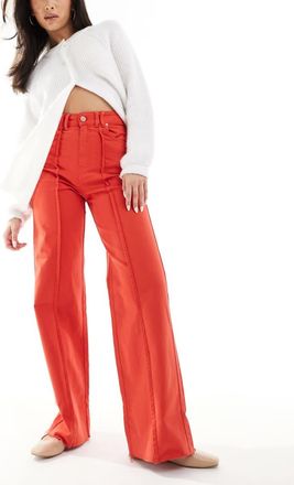 Scalpers Front Color - Pantaloni in denim blu indaco chiaro