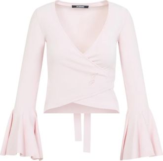 Jacquemus La Maille Paysan - Dames - Blouses - Roze - 2XS - Overhemden