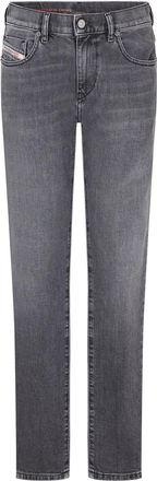 Diesel Mens Strukt Slim Jeans in Blk Gry Denim - Black - Size 28W/32L