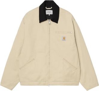 Carhartt Work in Progress OG Detroit Jacket - Heren - Skatekleding - Beige - L - Katoen - Fitness
