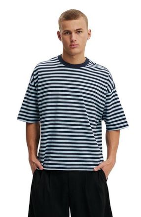 Cotton On Mens Cropped Fit T-Shirt in True Navy Powder Blue at Nordstrom, Size Xx-Large