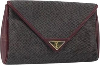 Saint Laurent Pre-owned Clutches, female, Red, Size: ONE SIZE Pre-owned Vintage Clutch