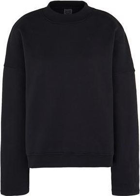 8 by YOOX ORGANIC JERSEY MOCK NECK OVERSIZE SWEATER