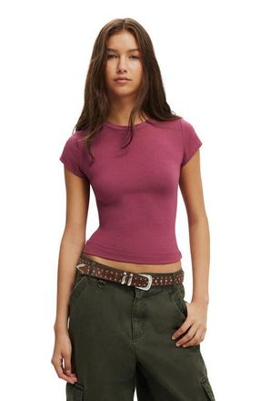 Cotton On Womens All Day Crew Tee in Rich Plum at Nordstrom, Size Xx-Small